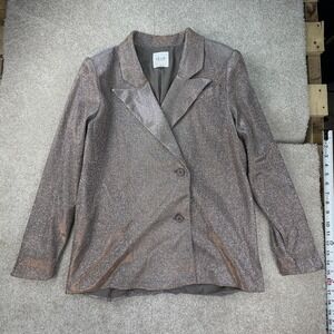 Le Lis Collection‎ Women's Size S Silver and Gold Blazer